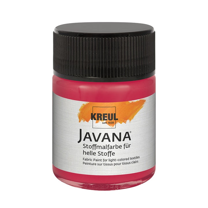 JAVANA Stoffmalfarbe für helle Textilien 50 ml | verschiedene Farben | ARTMIE