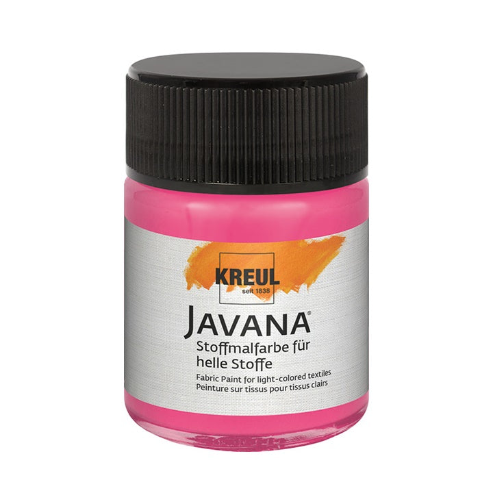 JAVANA Stoffmalfarbe für helle Textilien 50 ml | verschiedene Farben | ARTMIE