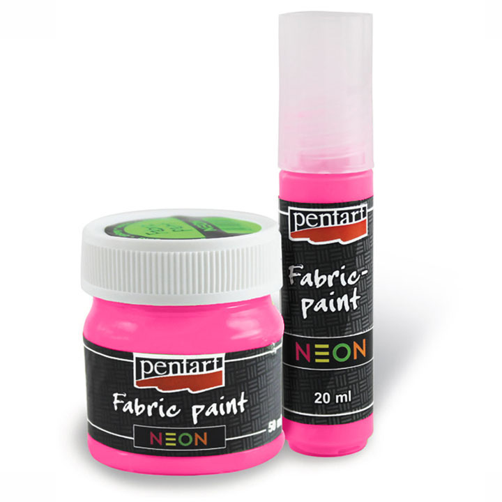 Farba na textil NEON 20 ml  | rôzne farby — obrázok 4