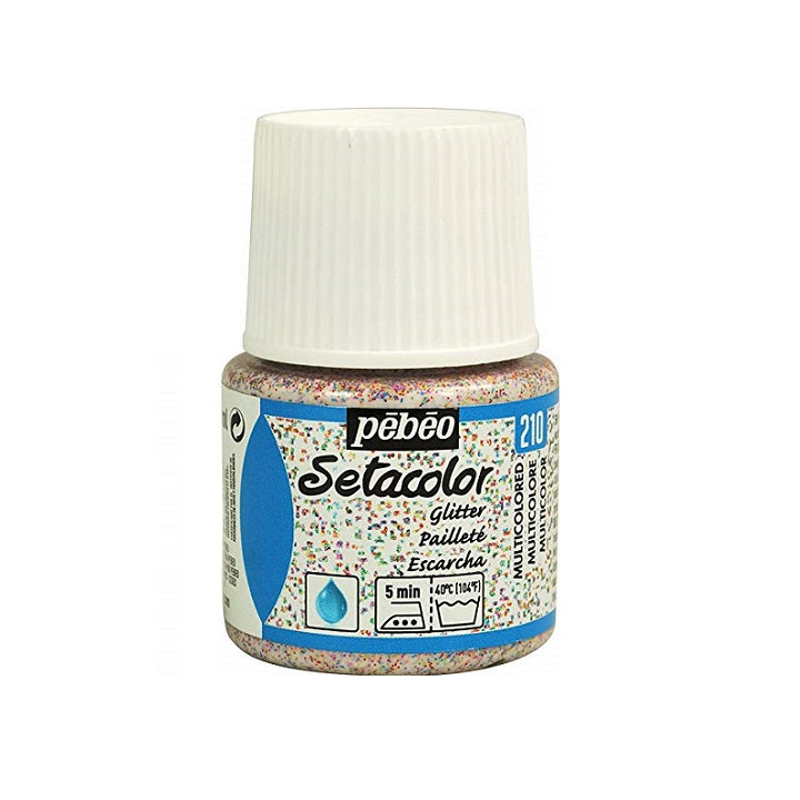 Farba na textil Pebeo Setacolor Glitter 45 ml | rôzne farby — obrázok 3
