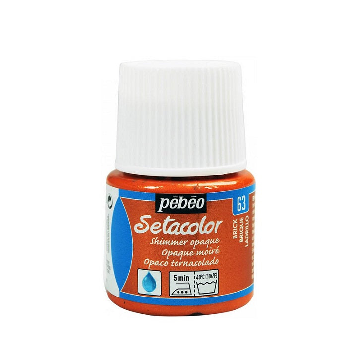 Farba na textil Pebeo Setacolor Opaque Shimmer [metalická] 45 ml | rôzne farby — obrázok 15