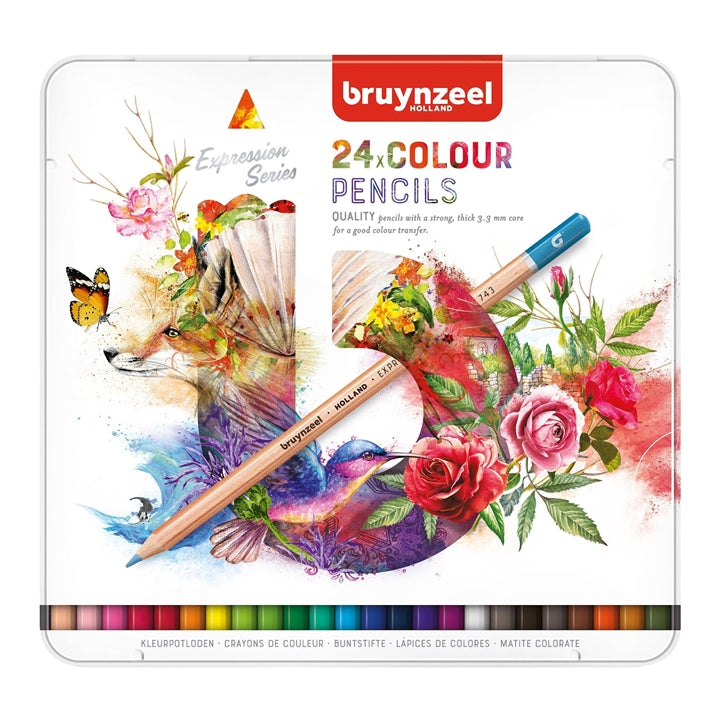 Farbičky bruynzeel Expression Series v plechovom obale | rôzne sady — obrázok 3