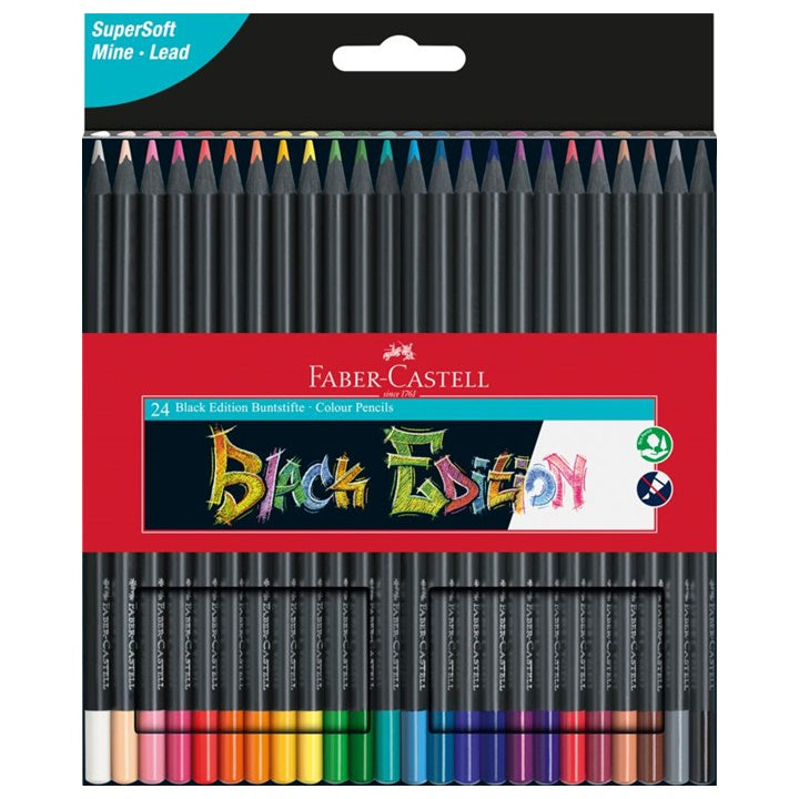 Farebné pastelky Faber-Castell Black Edition | rôzne sety — obrázok 1