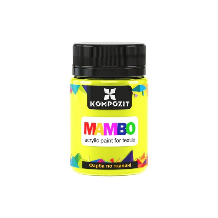 Fluorescenčná farba na textil a kožu MAMBO 50 ml | rôzne odtiene — obrázok 1