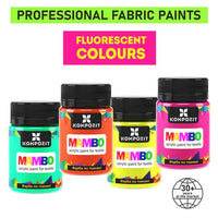 Fluorescenčná farba na textil a kožu MAMBO 50 ml | rôzne odtiene — obrázok 2