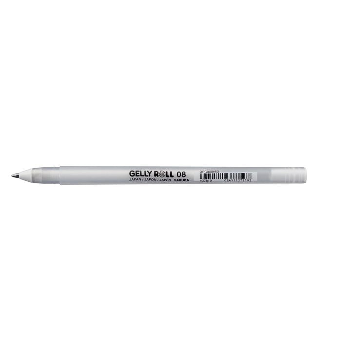 Gélové pera Sakura Gelly Roll biele odtiene  | rôzne hrúbky — obrázok 3