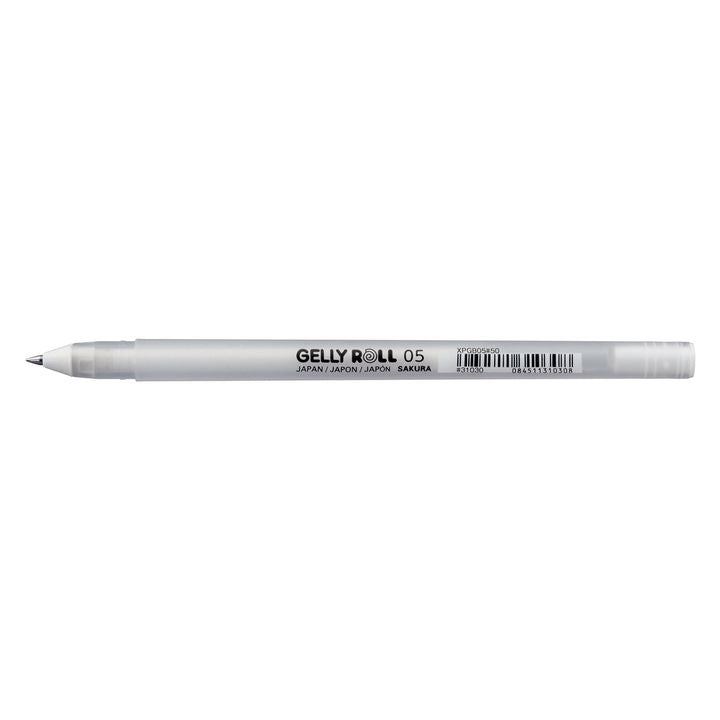 Gélové pera Sakura Gelly Roll biele odtiene  | rôzne hrúbky — obrázok 1