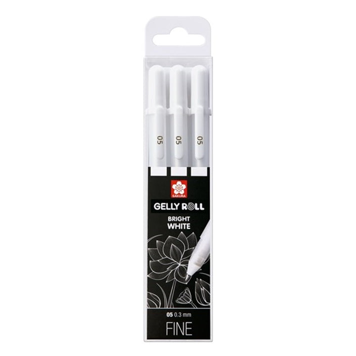 Gélové perá Sakura Gelly Roll bright white - 3 ks | rôzne varianty — obrázok 2
