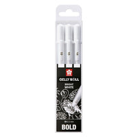 Gélové perá Sakura Gelly Roll bright white - 3 ks | rôzne varianty — obrázok 3