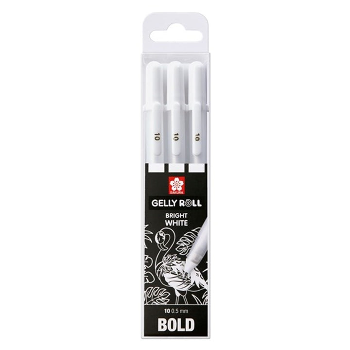 Gélové perá Sakura Gelly Roll bright white - 3 ks | rôzne varianty — obrázok 3