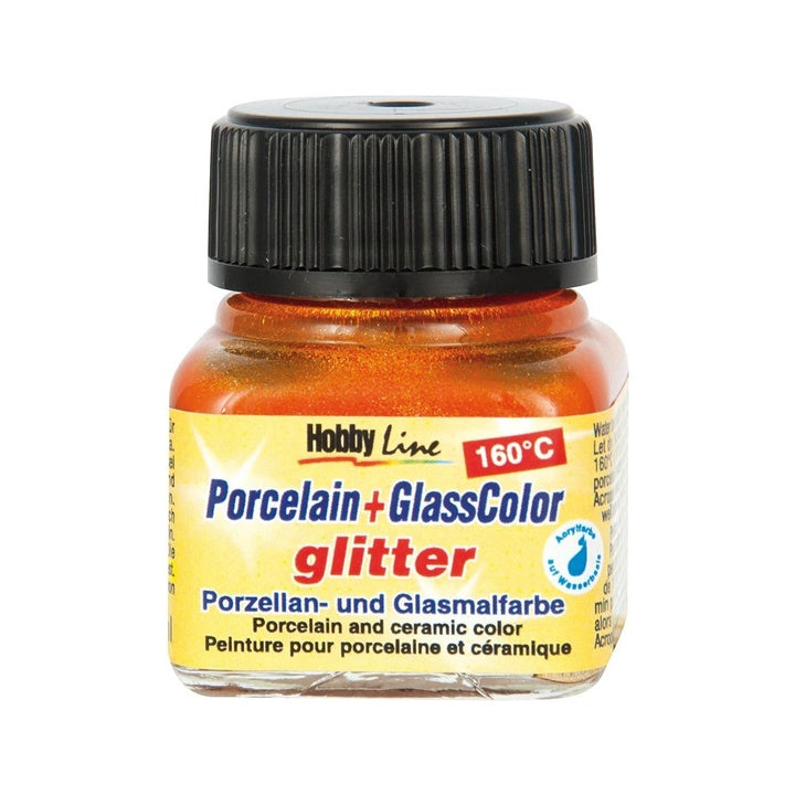 Glitrová farba na porcelán a sklo 20 ml | rôzne odtiene — obrázok 1