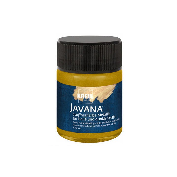 Javana farba na textil metalická 50 ml | rôzne odtiene — obrázok 2