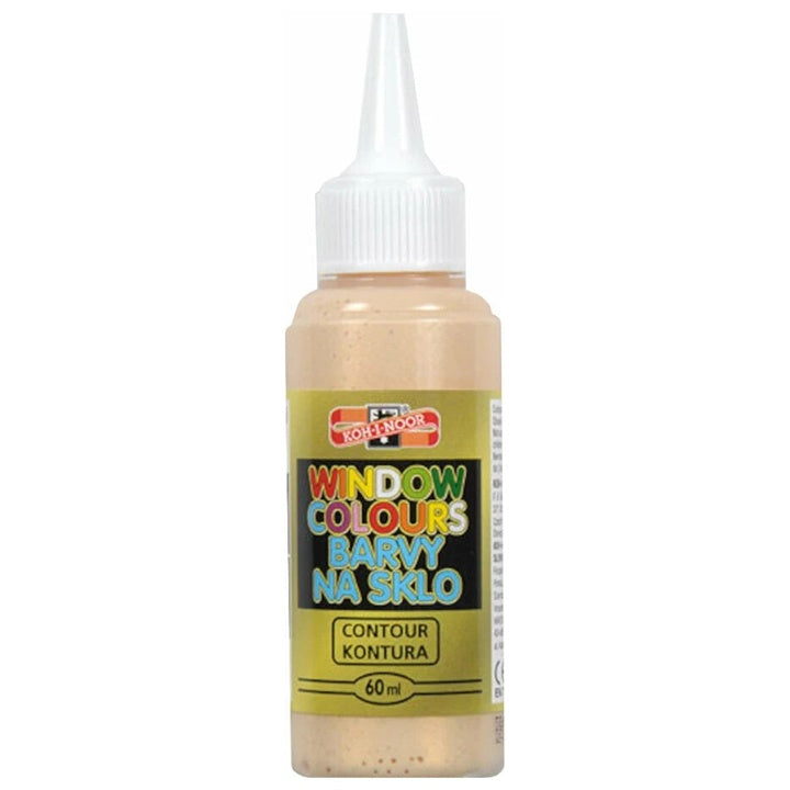 Kontúrovacie farby na sklo KOH-I-NOOR 60 ml | rôzne odtiene