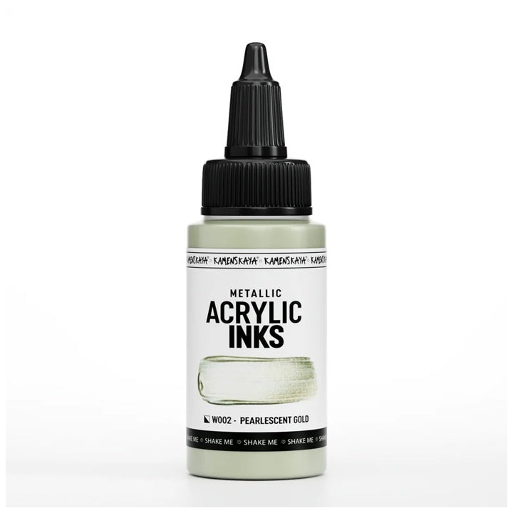 Koncentrovaný akrylový atrament, metalický - 30 ml | rôzne odtiene — obrázok 3