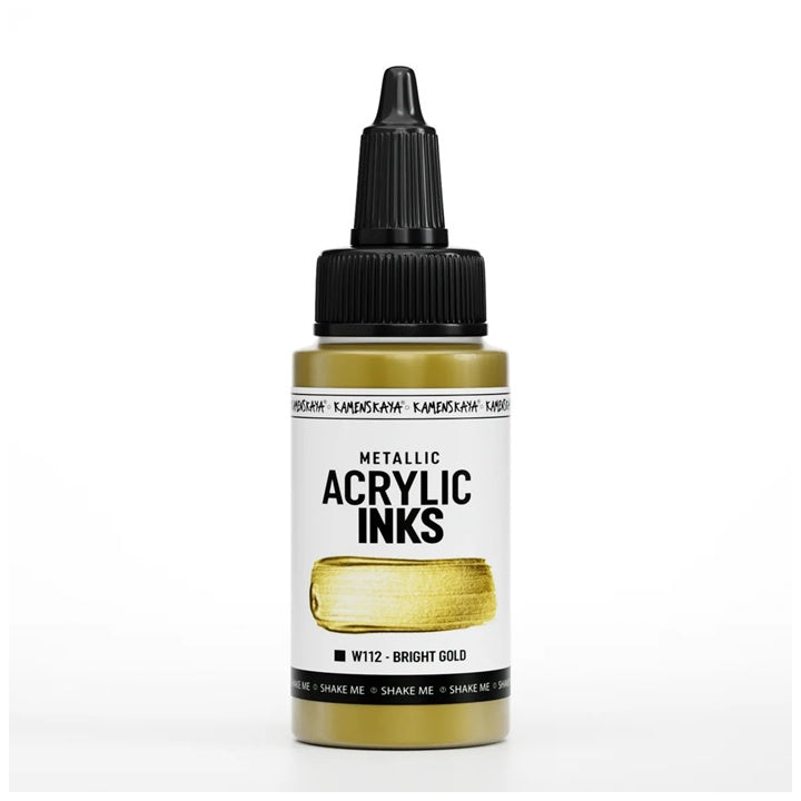 Koncentrovaný akrylový atrament, metalický - 30 ml | rôzne odtiene — obrázok 4