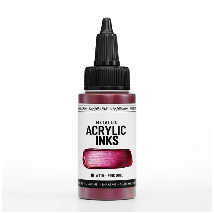 Koncentrovaný akrylový atrament, metalický - 30 ml | rôzne odtiene — obrázok 7