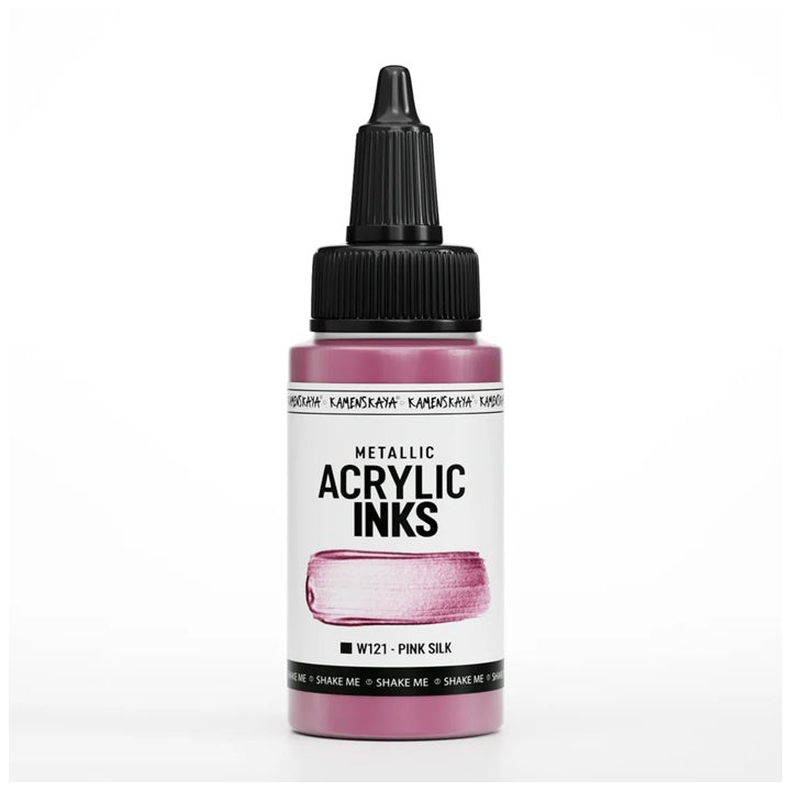 Koncentrovaný akrylový atrament, metalický - 30 ml | rôzne odtiene — obrázok 9