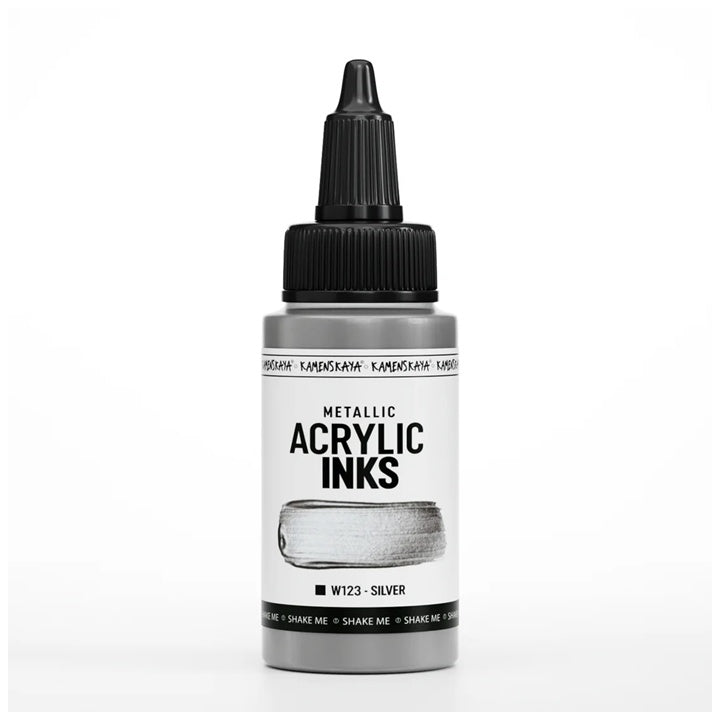 Koncentrovaný akrylový atrament, metalický - 30 ml | rôzne odtiene — obrázok 10