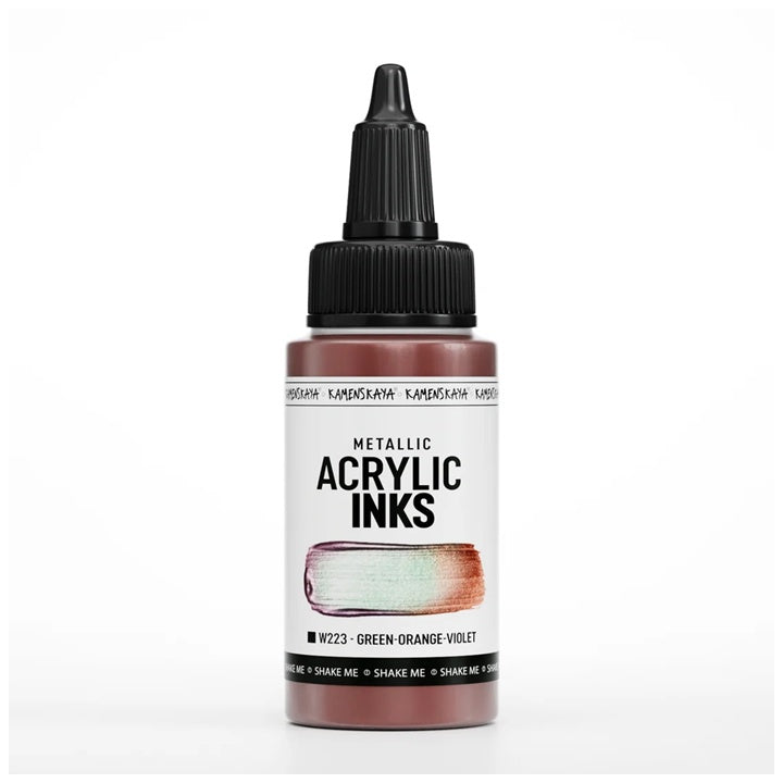 Koncentrovaný akrylový atrament, metalický - 30 ml | rôzne odtiene — obrázok 14