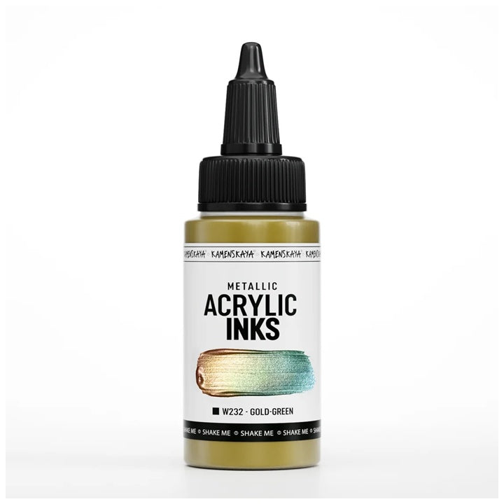 Koncentrovaný akrylový atrament, metalický - 30 ml | rôzne odtiene — obrázok 16