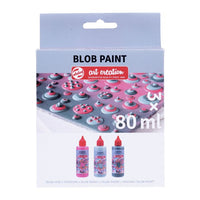 Kreatívna sada Art Creation Blob Paint ružové 3 x 80 ml — obrázok 5
