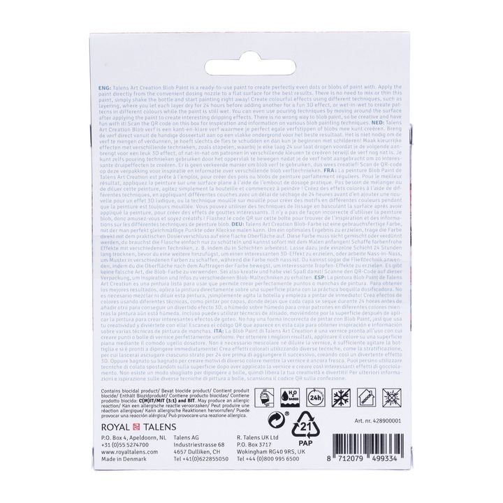 Kreatívna sada Art Creation Blob Paint ružové 3 x 80 ml — obrázok 4