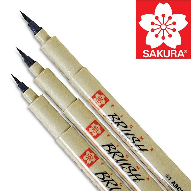 Kreatívne pero SAKURA Pigma Brush | rôzne farby — obrázok 3