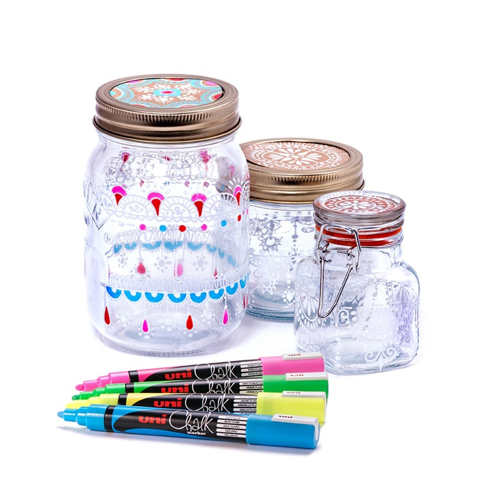 Kriedový popisovač UNI POSCA PWE-5M 1.8 - 2.5 mm | rôzne odtiene — obrázok 2