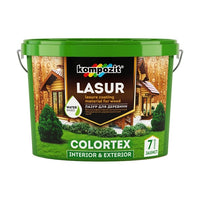 Lazúra na drevo  KOMPOZIT COLORTEX  2.5 l | rôzne odtiene — obrázok 1
