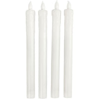 LED vysoké sviečky 24.5 cm - sada 4 ks — obrázok 2