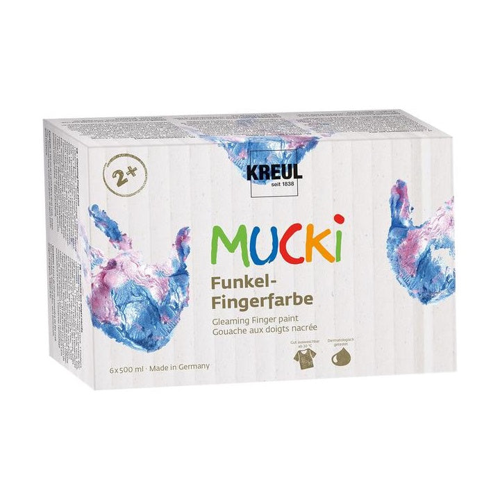 Lesklé detské prstové farby MUCKI — obrázok 1
