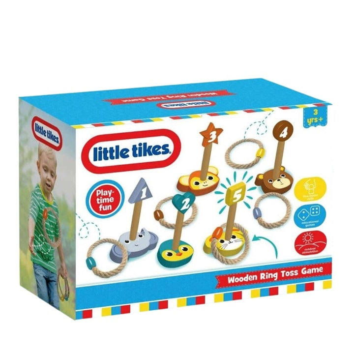 LITTLE TIKES drevená hra hádzanie krúžkov — obrázok 2