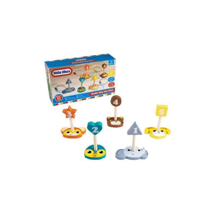 LITTLE TIKES drevená hra hádzanie krúžkov — obrázok 1