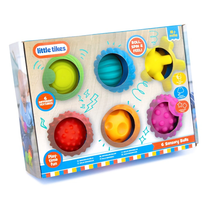 LITTLE TIKES senzorické loptičky 6 ks — obrázok 3