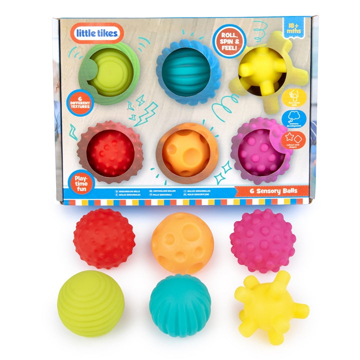 LITTLE TIKES senzorické loptičky 6 ks — obrázok 1