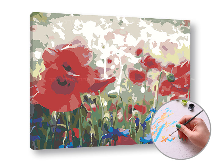 Maľovanie podľa čísel ABSTRACT WILD MAKES | nízka náročnosť — obrázok 2