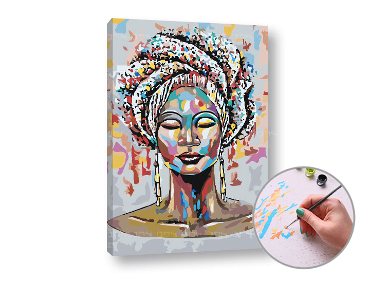 Maľovanie podľa čísel AFRICAN | nízka náročnosť — obrázok 1