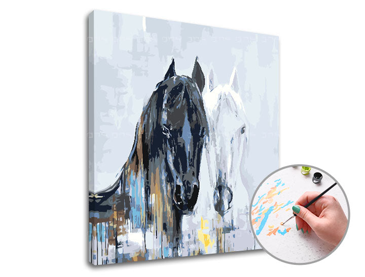 Malen nach Zahlen HORSE MAJESTY | Schwierigkeitsgrad: leicht | ARTMIE