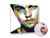 Maľovanie podľa čísel LEONARDO DICAPRIO | nízka náročnosť — obrázok 1