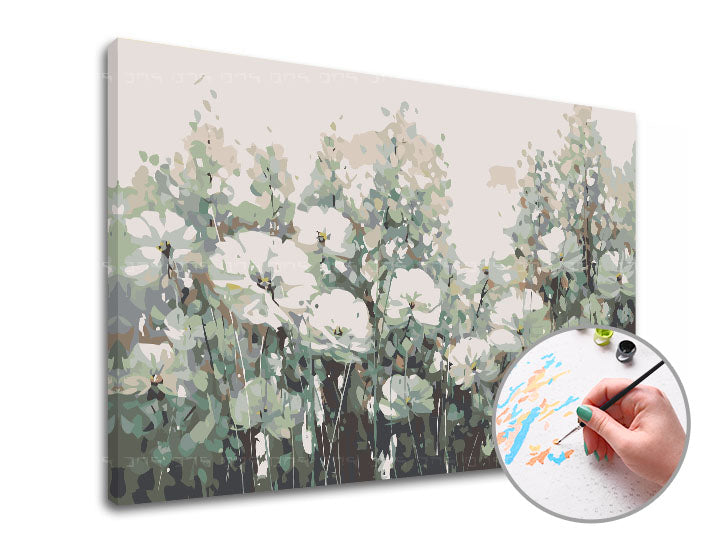 Maľovanie podľa čísel LUCKY FLOWERS | stredná náročnosť — obrázok 3