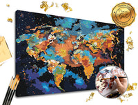 Maľovanie podľa čísel PREMIUM GOLD | Farebný svet — obrázok 2