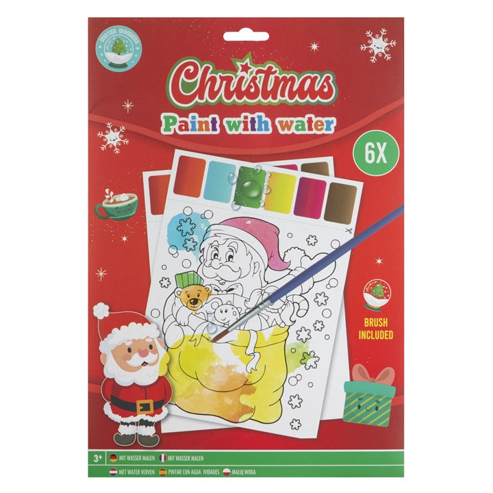 Maľovanie vodou Vianoce A4 — obrázok 2