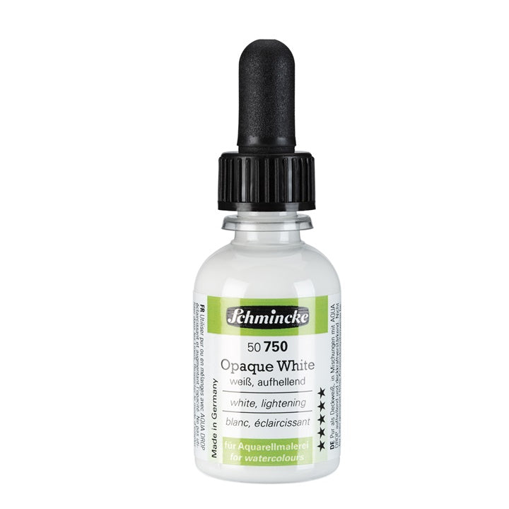 Médium Opaque white pre akvarelové farby 30 ml — obrázok 2