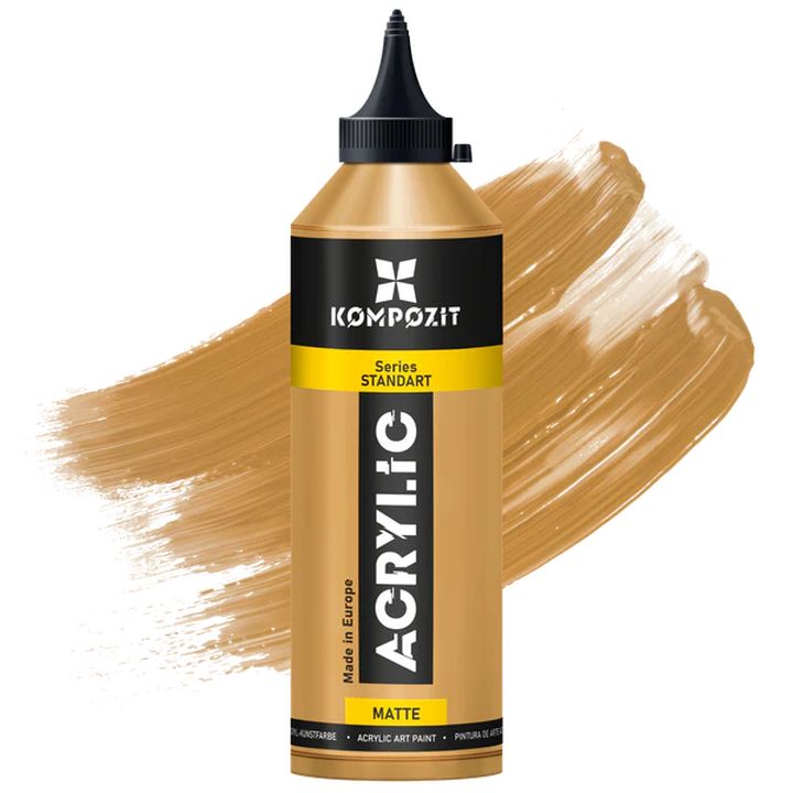 Metalická akrylová farba STANDART Kompozit 500 ml | rôzne odtiene — obrázok 1