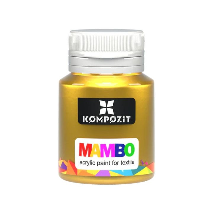 Metalická farba na textil a kožu MAMBO 20 ml | rôzne odtiene — obrázok 7