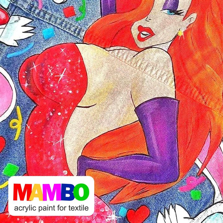Metalická farba na textil a kožu MAMBO 20 ml | rôzne odtiene — obrázok 3