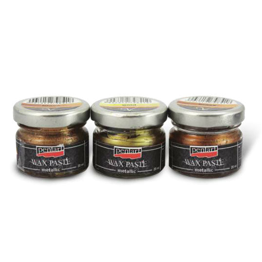 Metalická vosková pasta 20 ml | rôzne farby — obrázok 2