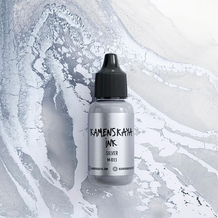 Metalický alkoholový atrament Kamenskaya 15ml | rôzne odtiene — obrázok 2