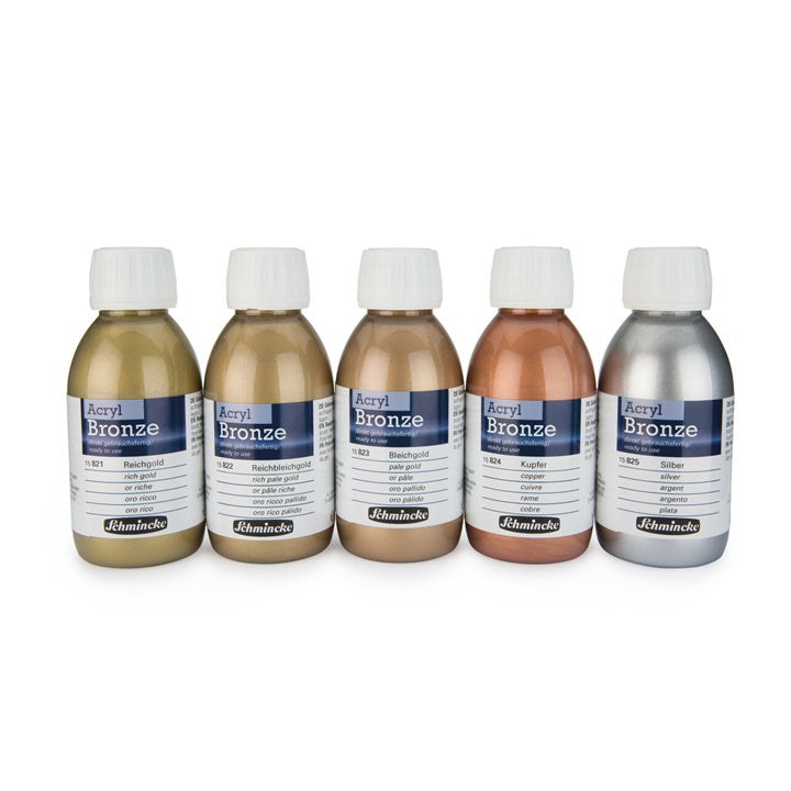 Metalický bronz Acryl-Bronze Schmincke 150 ml  | rôzne farby — obrázok 1