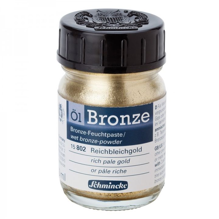 Metalický prášok Oil-Bronze Schmincke 50 ml  | rôzne farby — obrázok 2